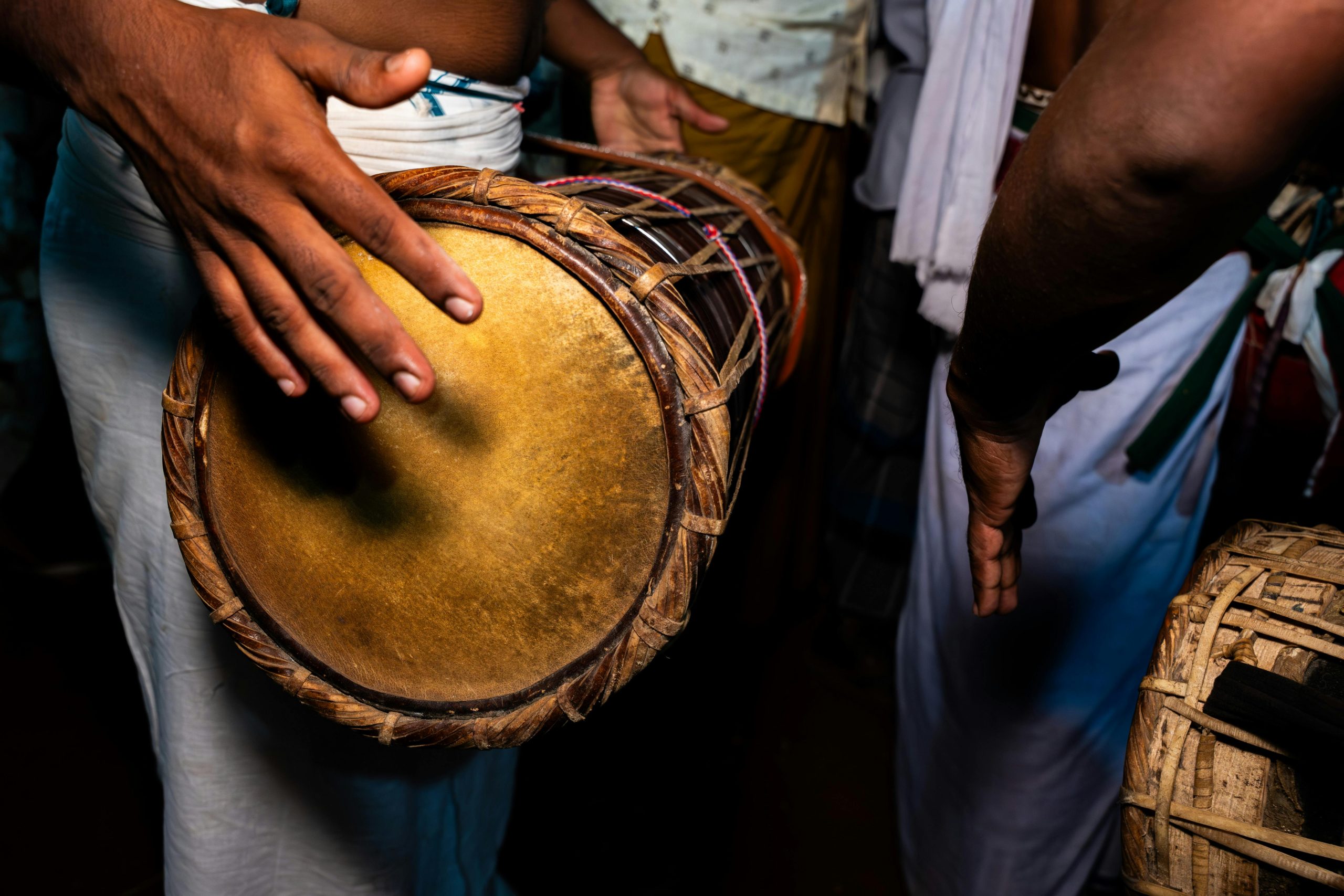 Traditional drum-making